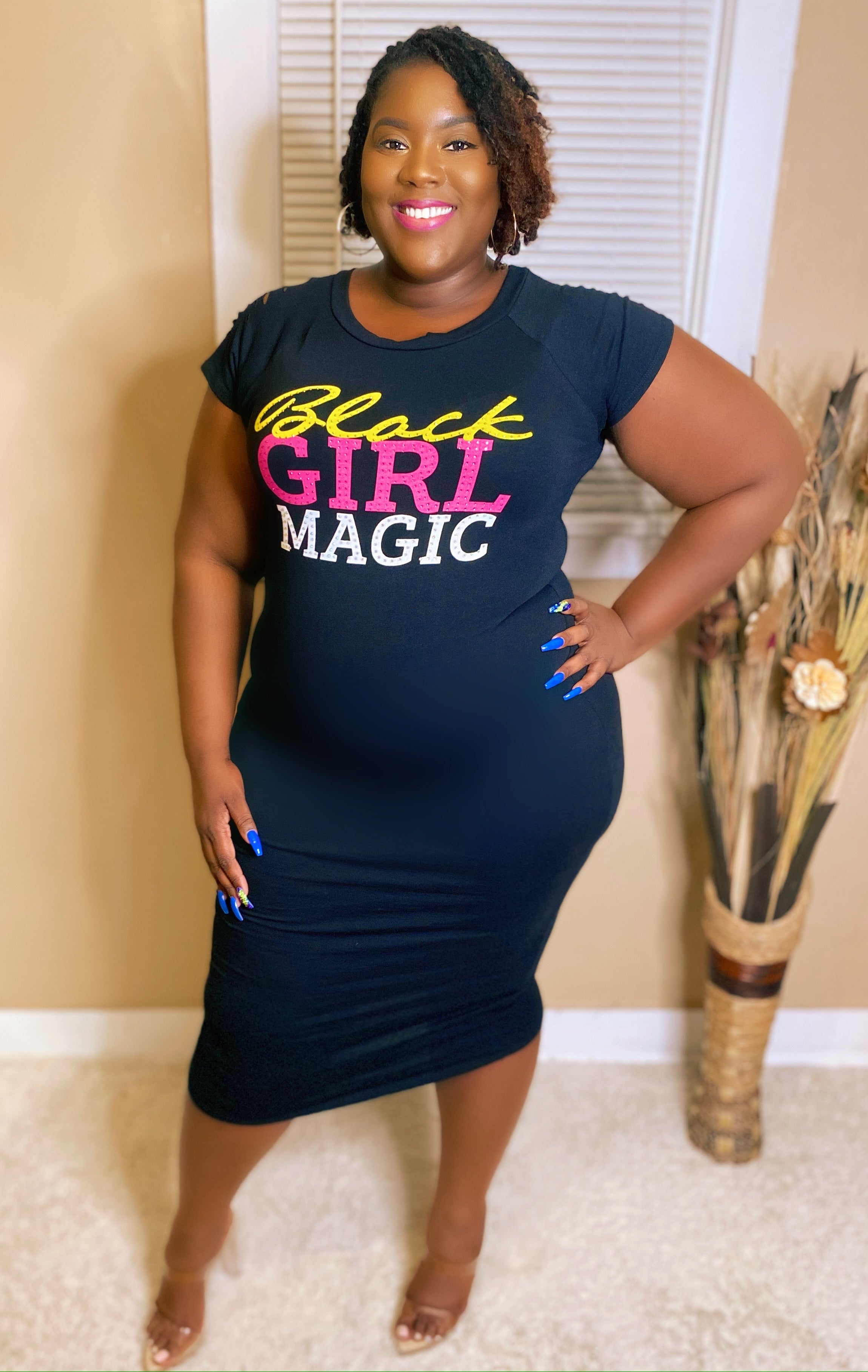 The magic dress outlet blue and black